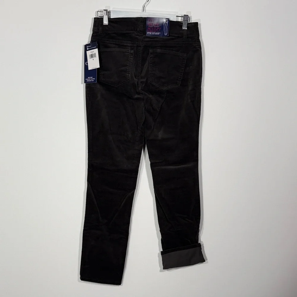 Chaps charcoal Straight Leg Pants - Picture 8 of 11